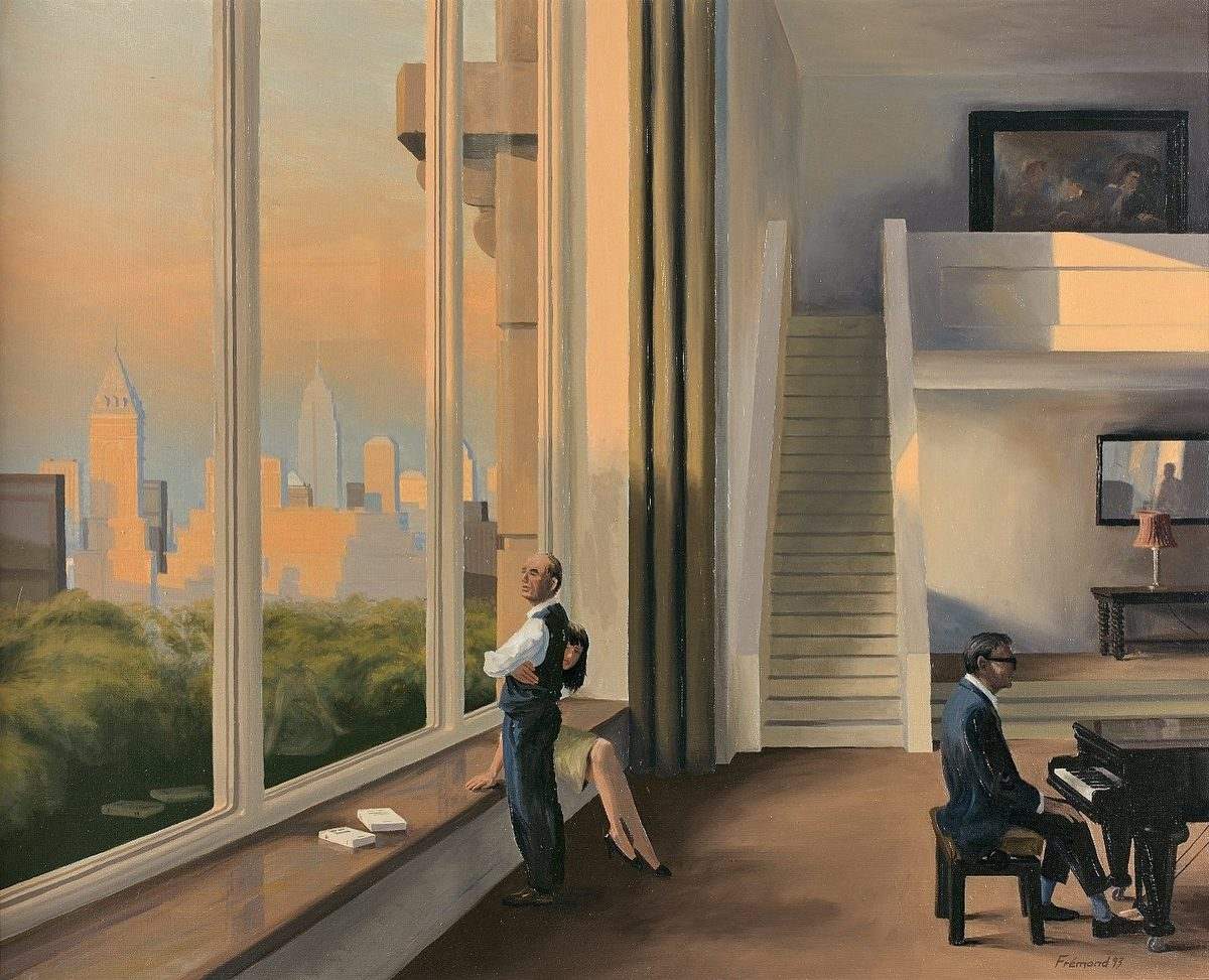 Intérieur au pianiste, Denis Frémond, 1993