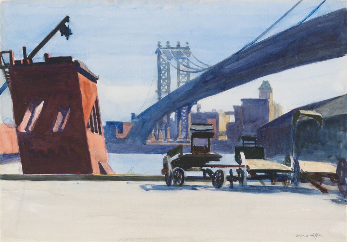 Manhattan Bridge, Edward Hopper, 1925-1926