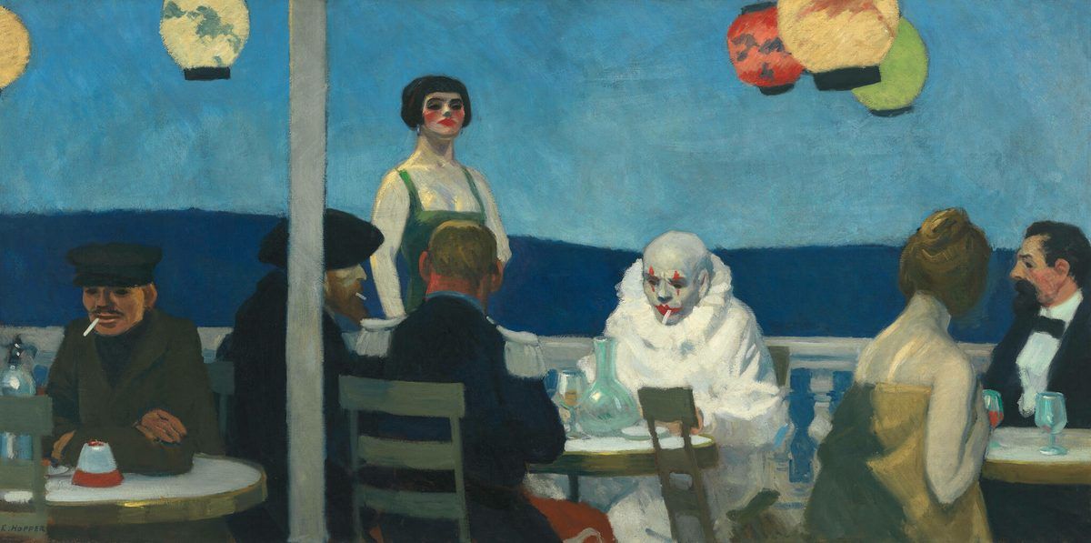 Soir bleu, Edward Hopper, 1914