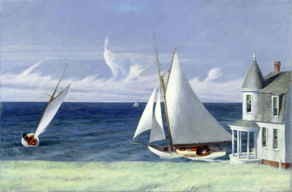 The Lee Shore, Edward Hopper, 1941