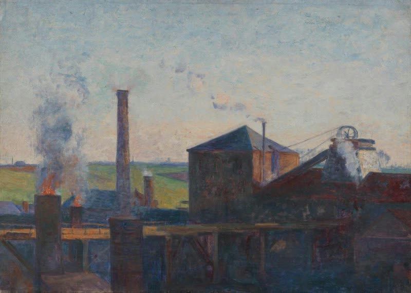 The Mine Crachet-Picquery in Frameries, Borinage, Eugène Boch, 1888-1890