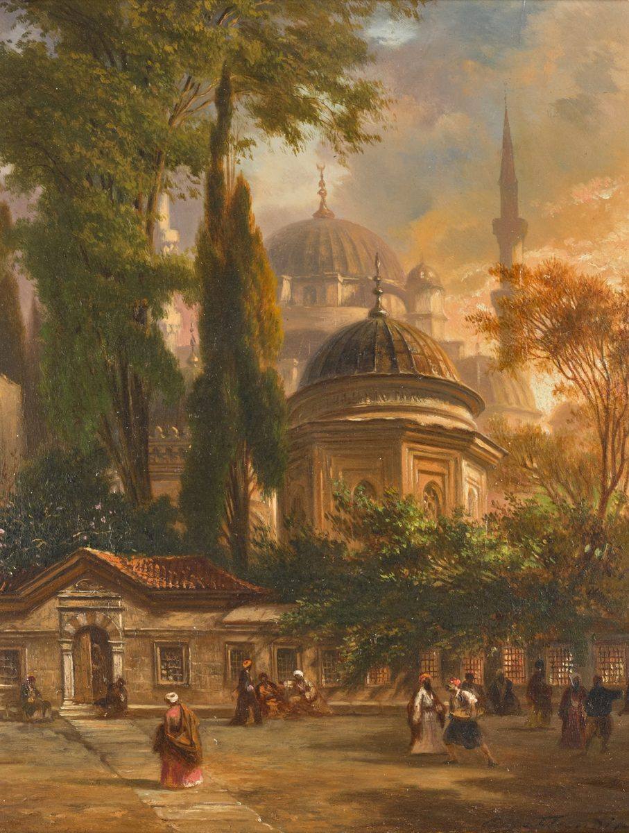 Sainte-Sophie, Constantinople, Eugène Flandin