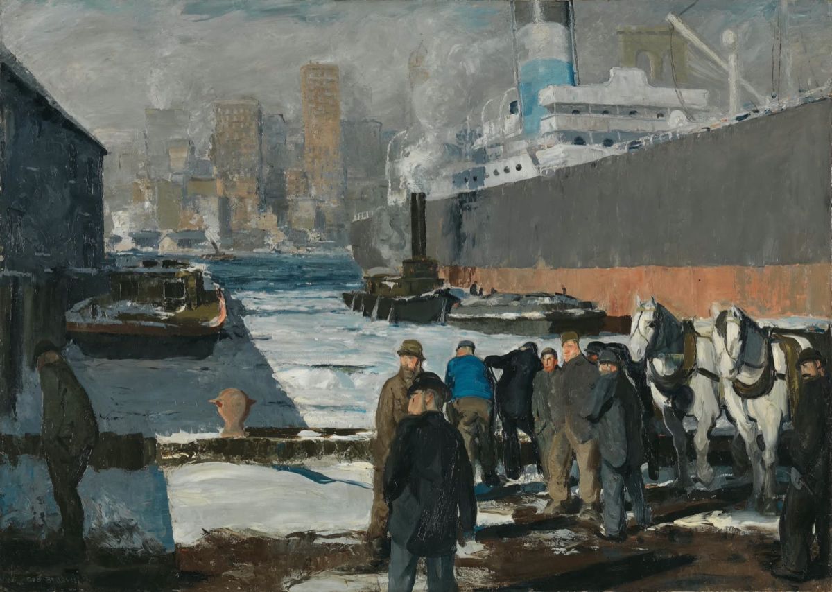 Men of the Docks, George Bellows, 1912