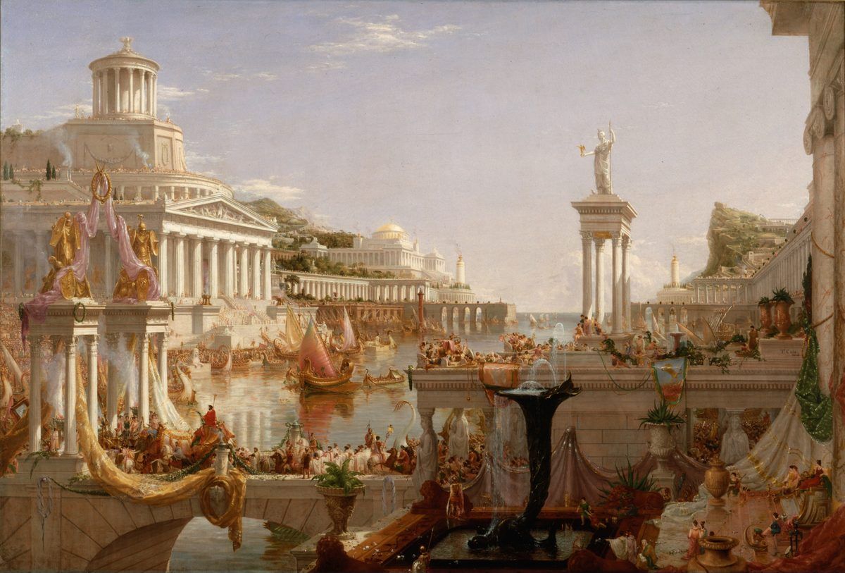 The Course of Empire: The Consummation of Empire, Thomas Cole, 1836
