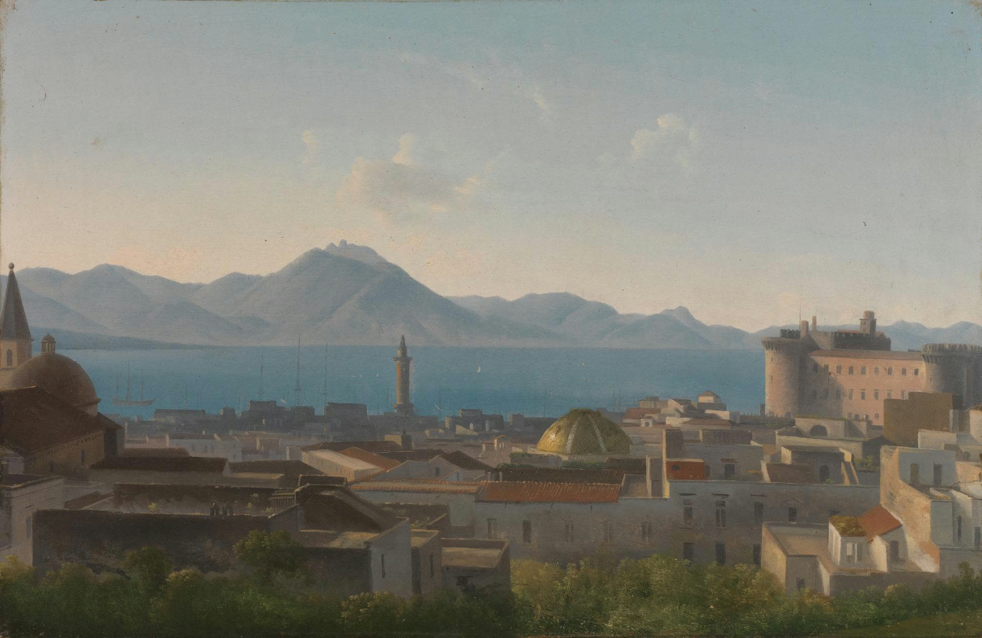 Panoramic View of the Bay of Naples, Alexandre-Hyacinthe Dunouy