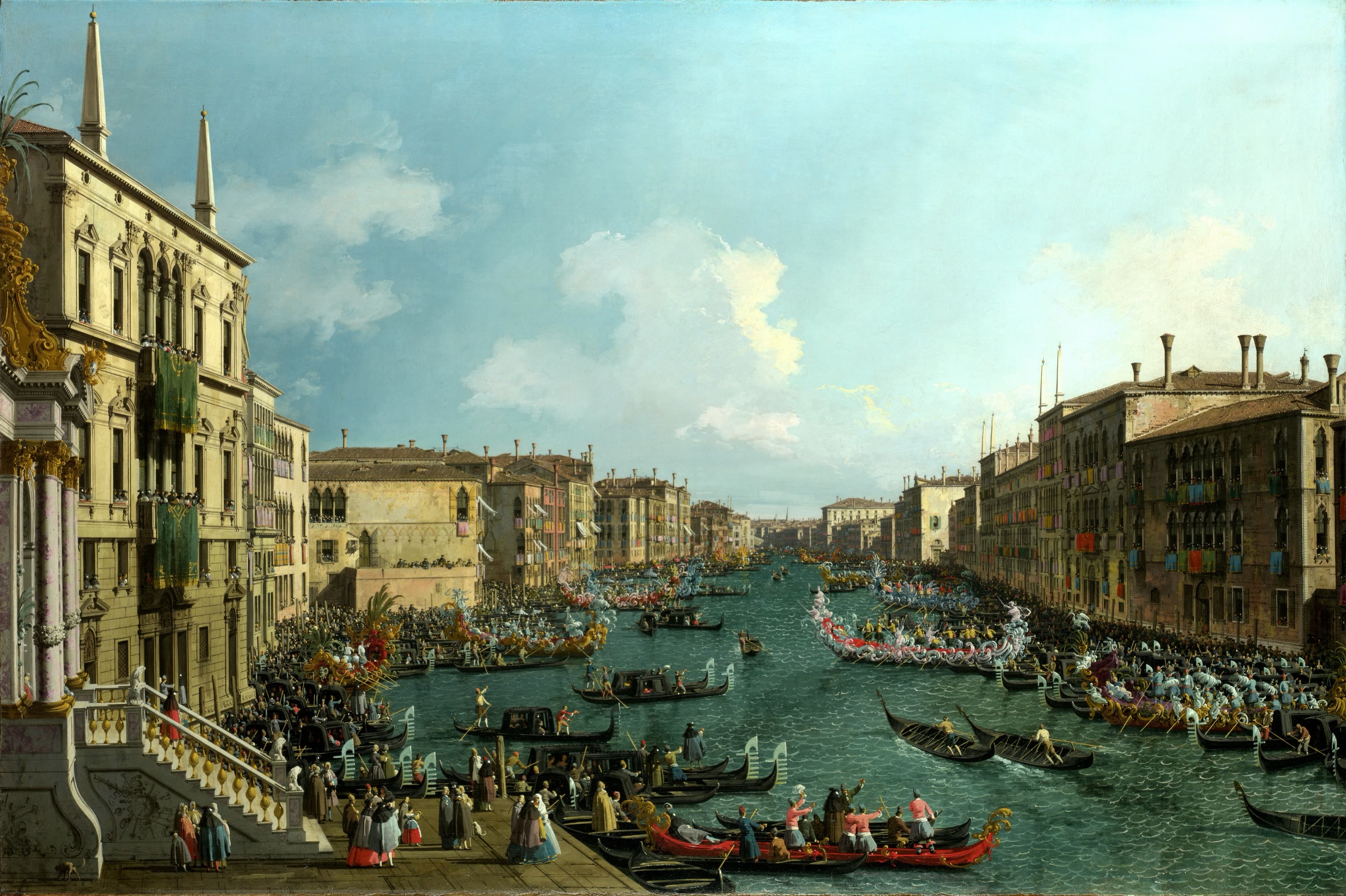 A Regatta on the Grand Canal, Canaletto