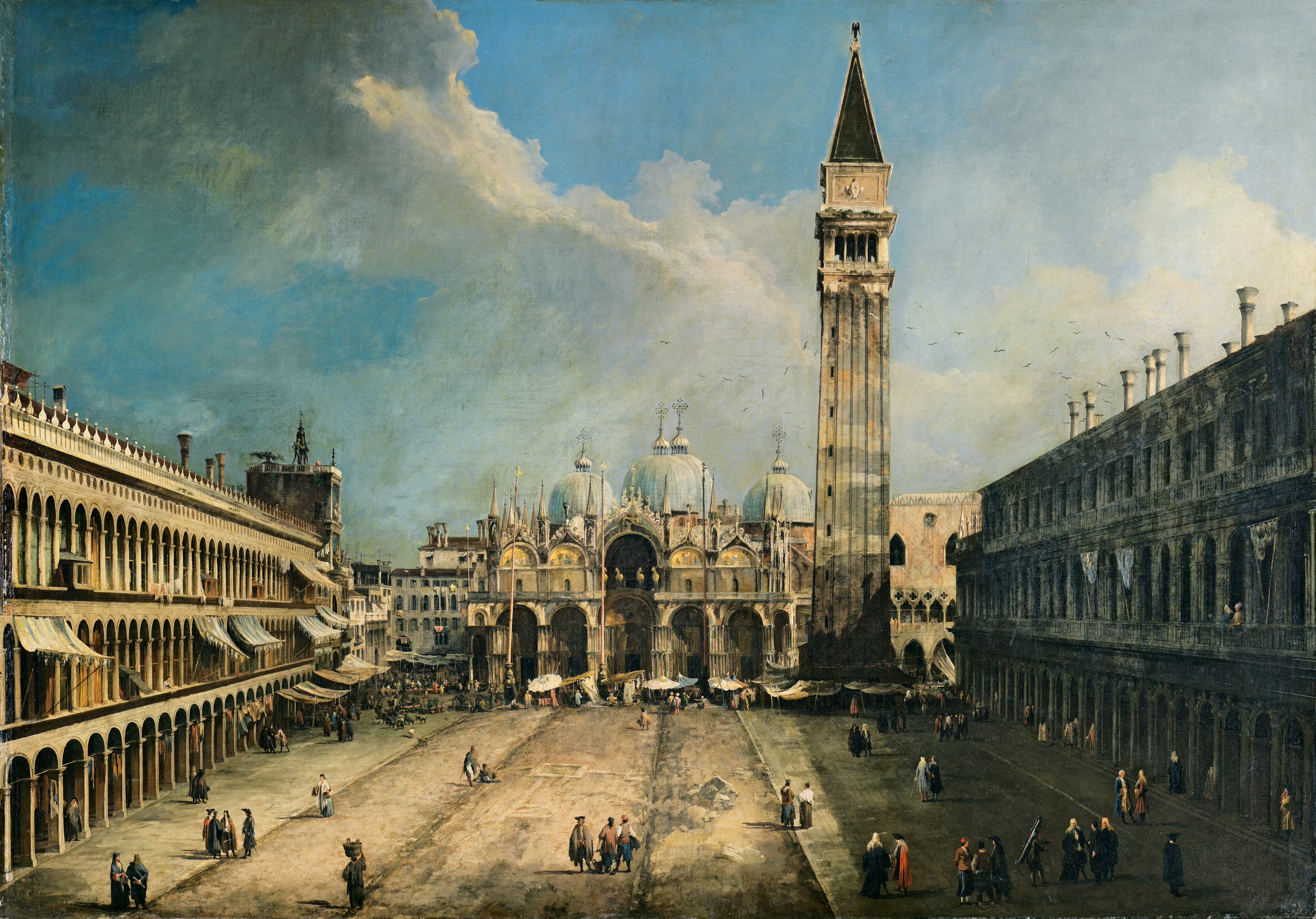 La Place Saint-Marc à Venise, Canaletto