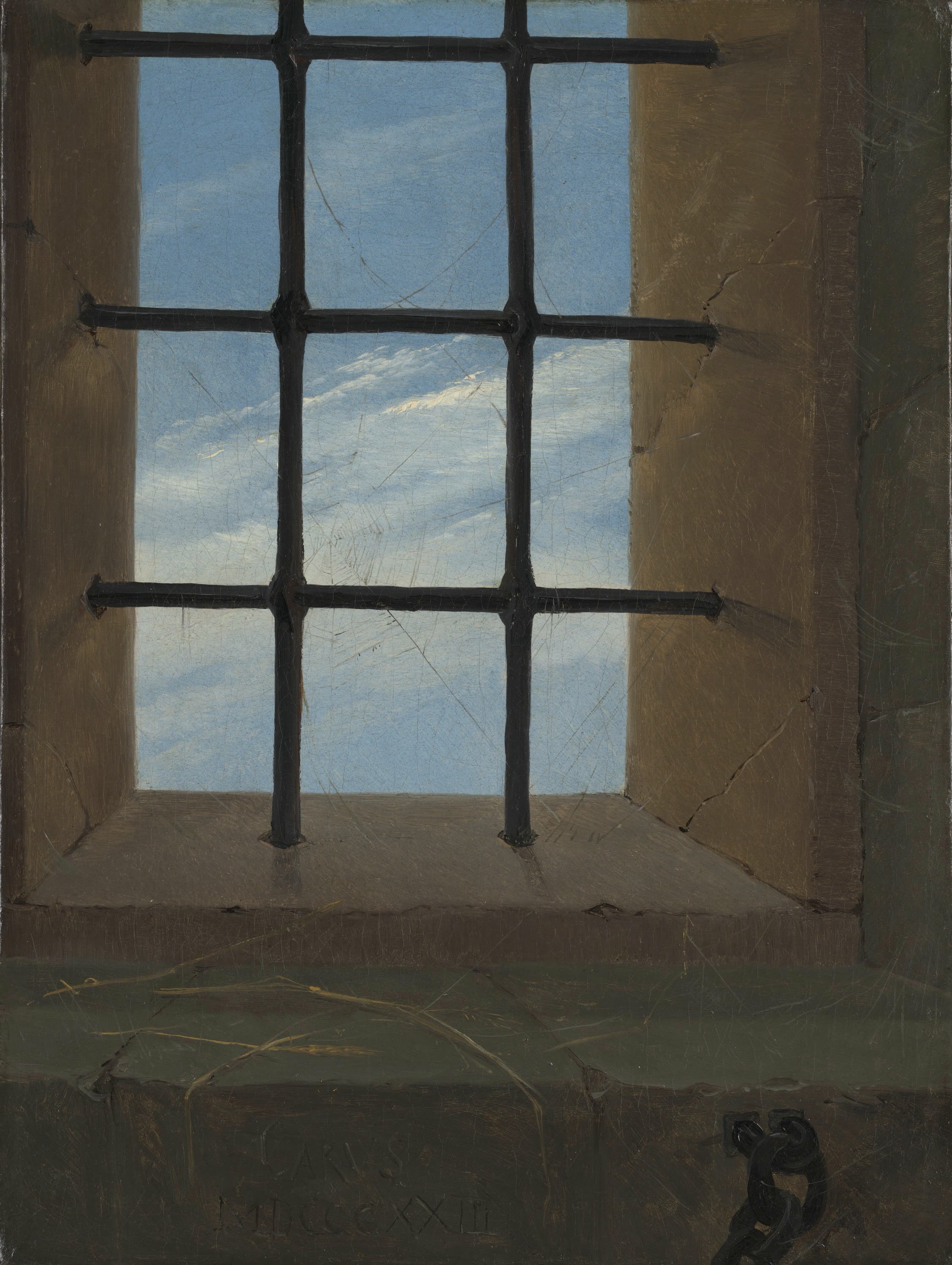 A View of the Sky from a Prison Window, Carl Gustav Carus