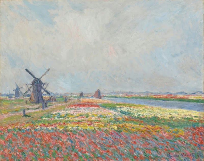 Champs de tulipes près de La Haye, Claude Monet