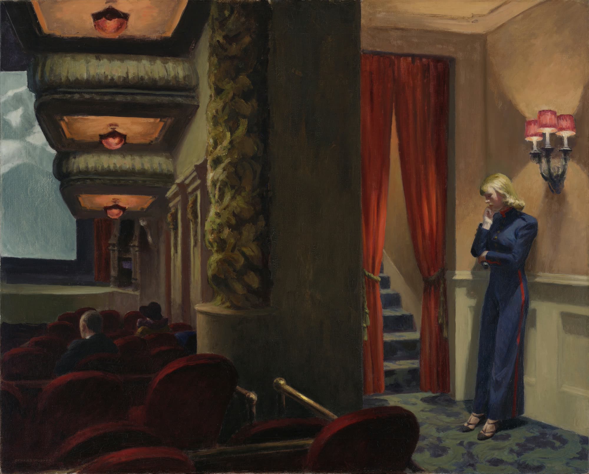 New York Movie, Edward Hopper