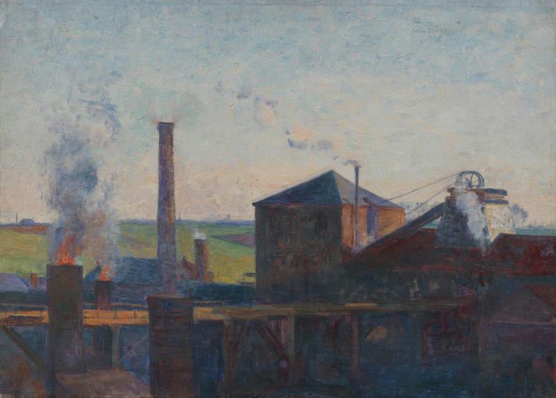 The Mine Crachet-Picquery in Frameries, Borinage, Eugène Boch