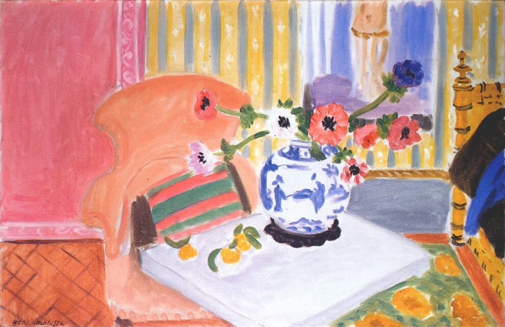 Anémones et Vase chinois, Henri Matisse