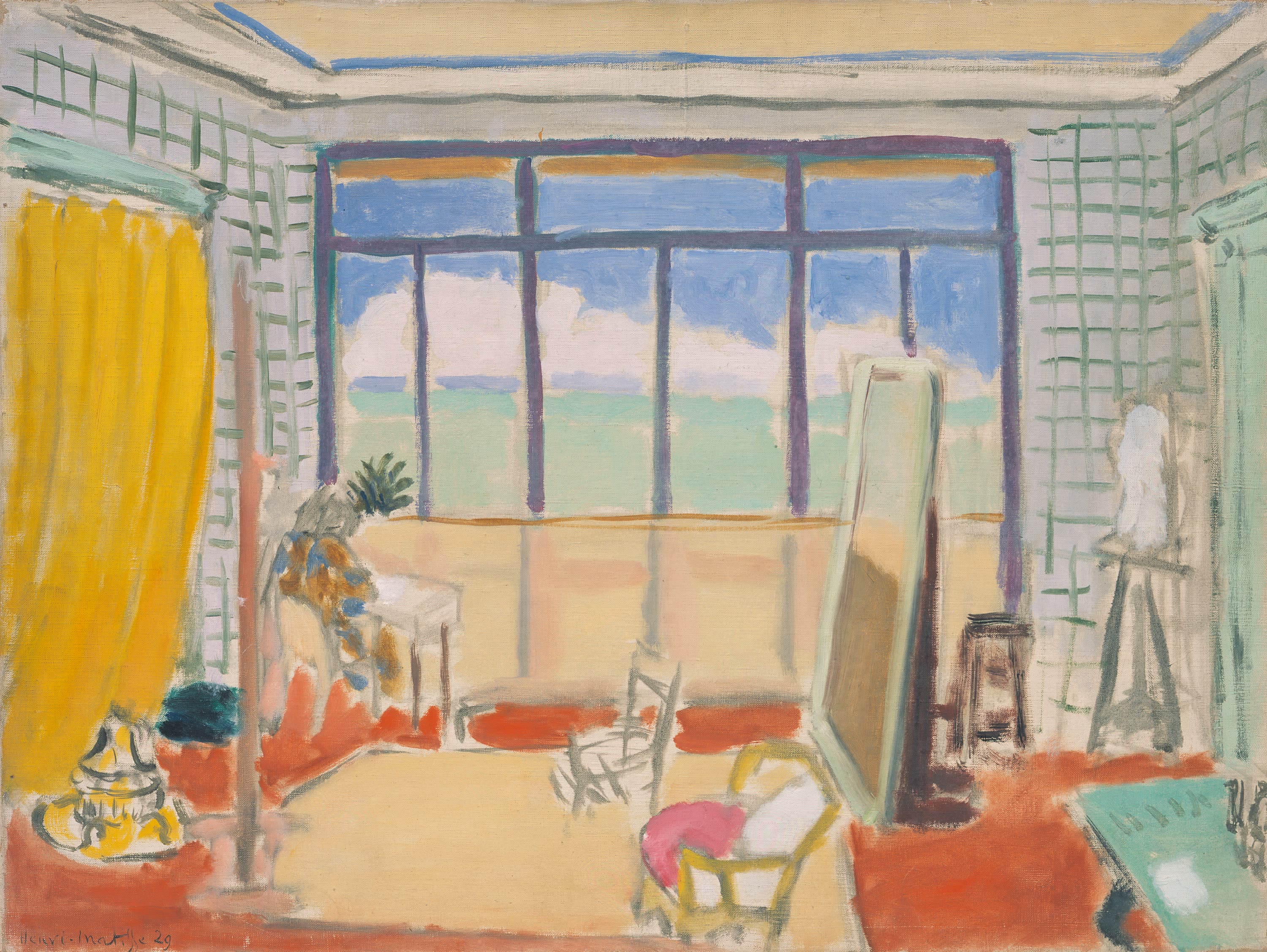 Intérieur d’atelier à Nice, Henri Matisse