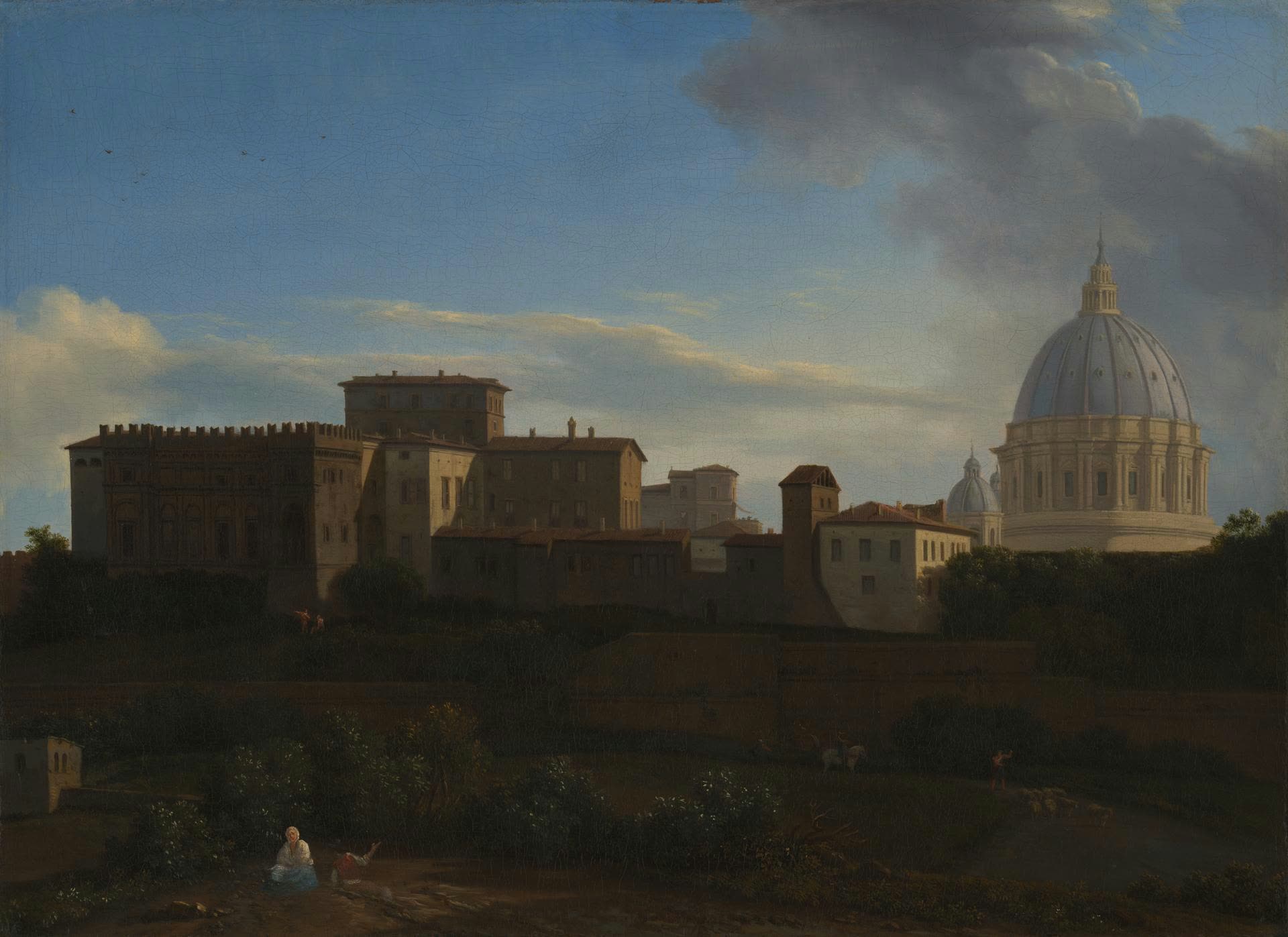 View of the Vatican, looking south, Isaac de Moucheron