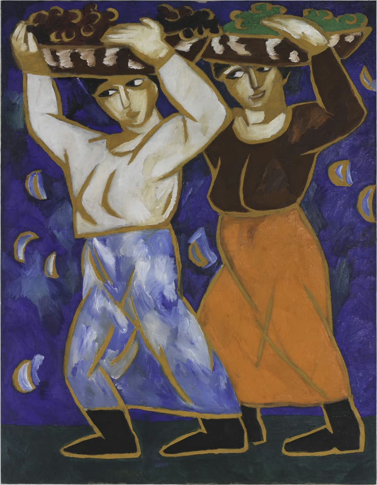 Les Porteuses, Natalia Gontcharova
