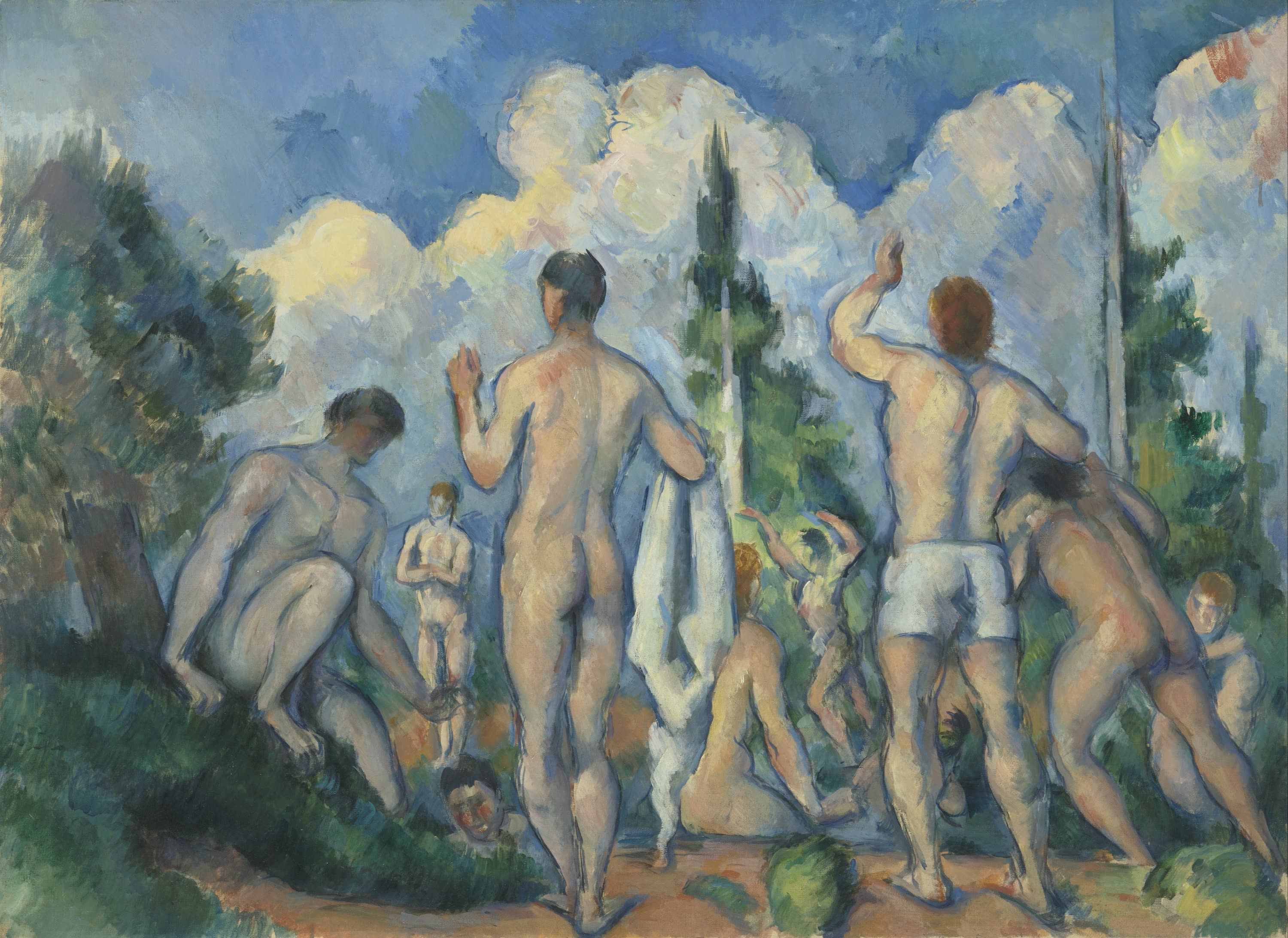 Baigneurs, Paul Cézanne