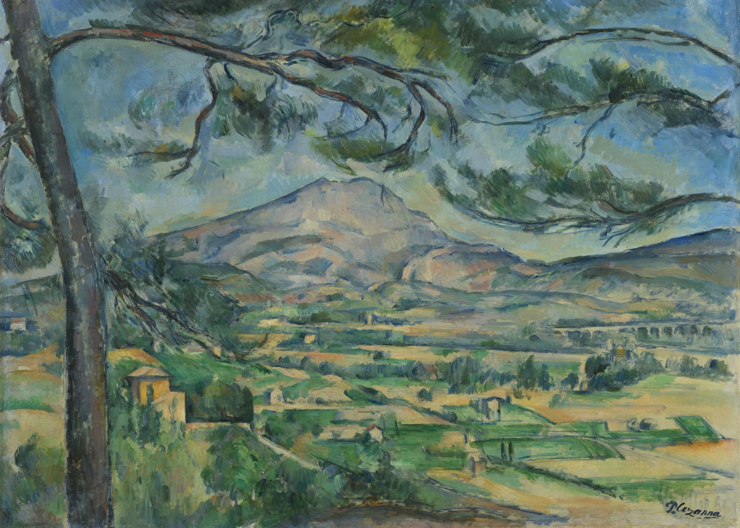 La Montagne Sainte-Victoire au grand pin, Paul Cézanne
