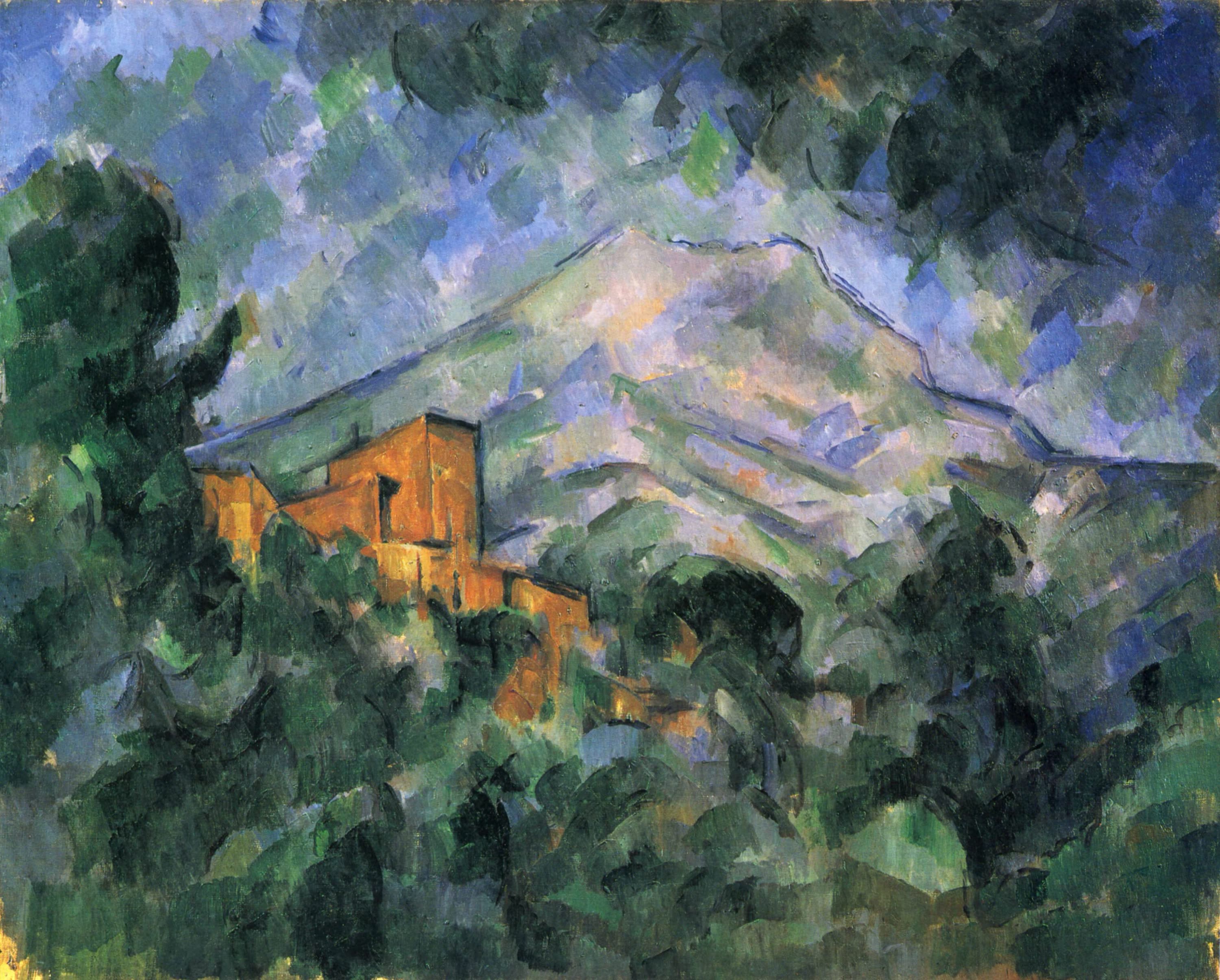 La Montagne Sainte-Victoire et Château Noir, Paul Cézanne