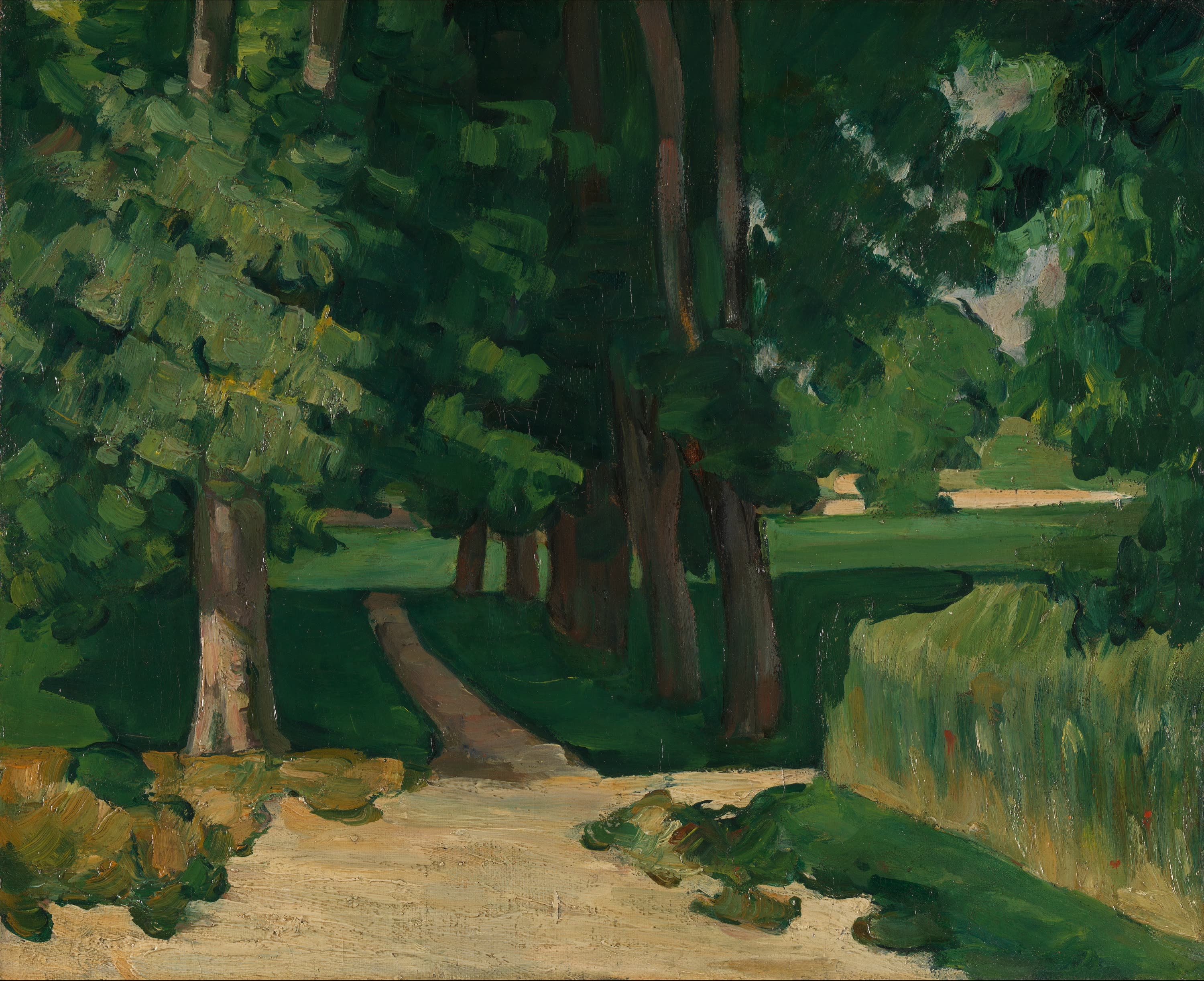 L’Allée au Jas de Bouffan, Paul Cézanne