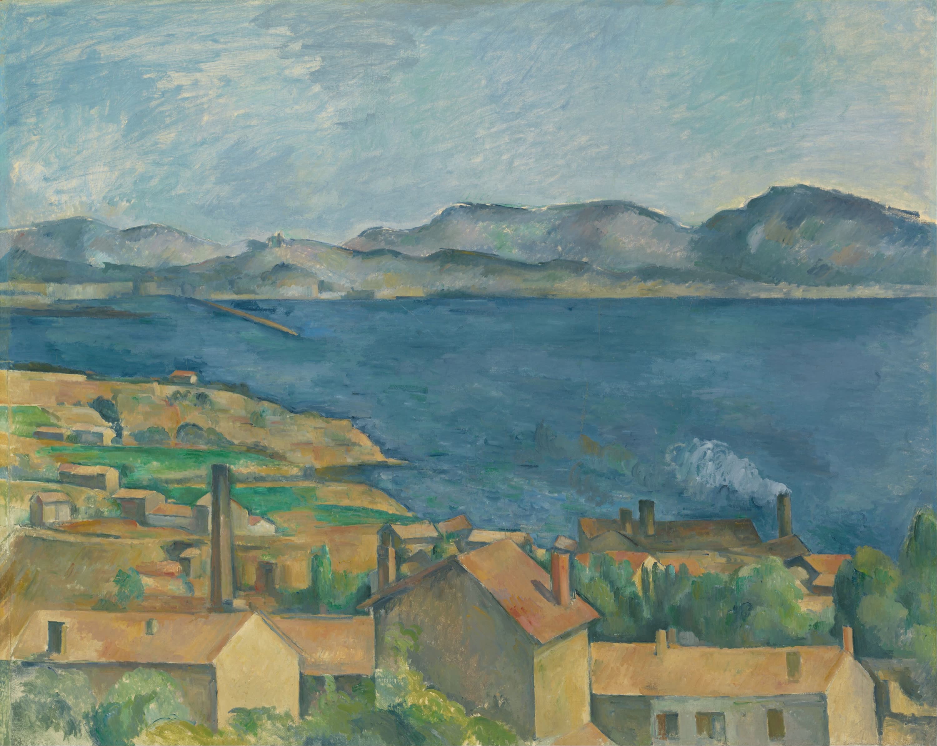 Le Golfe de Marseille vu de l’Estaque (Chicago), Paul Cézanne