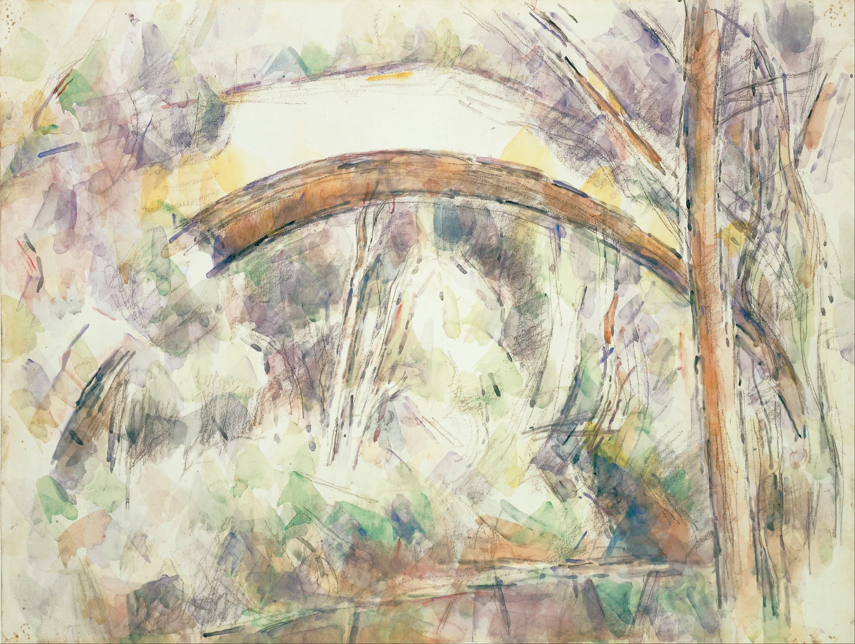 Le Pont des Trois-Sautets, Paul Cézanne