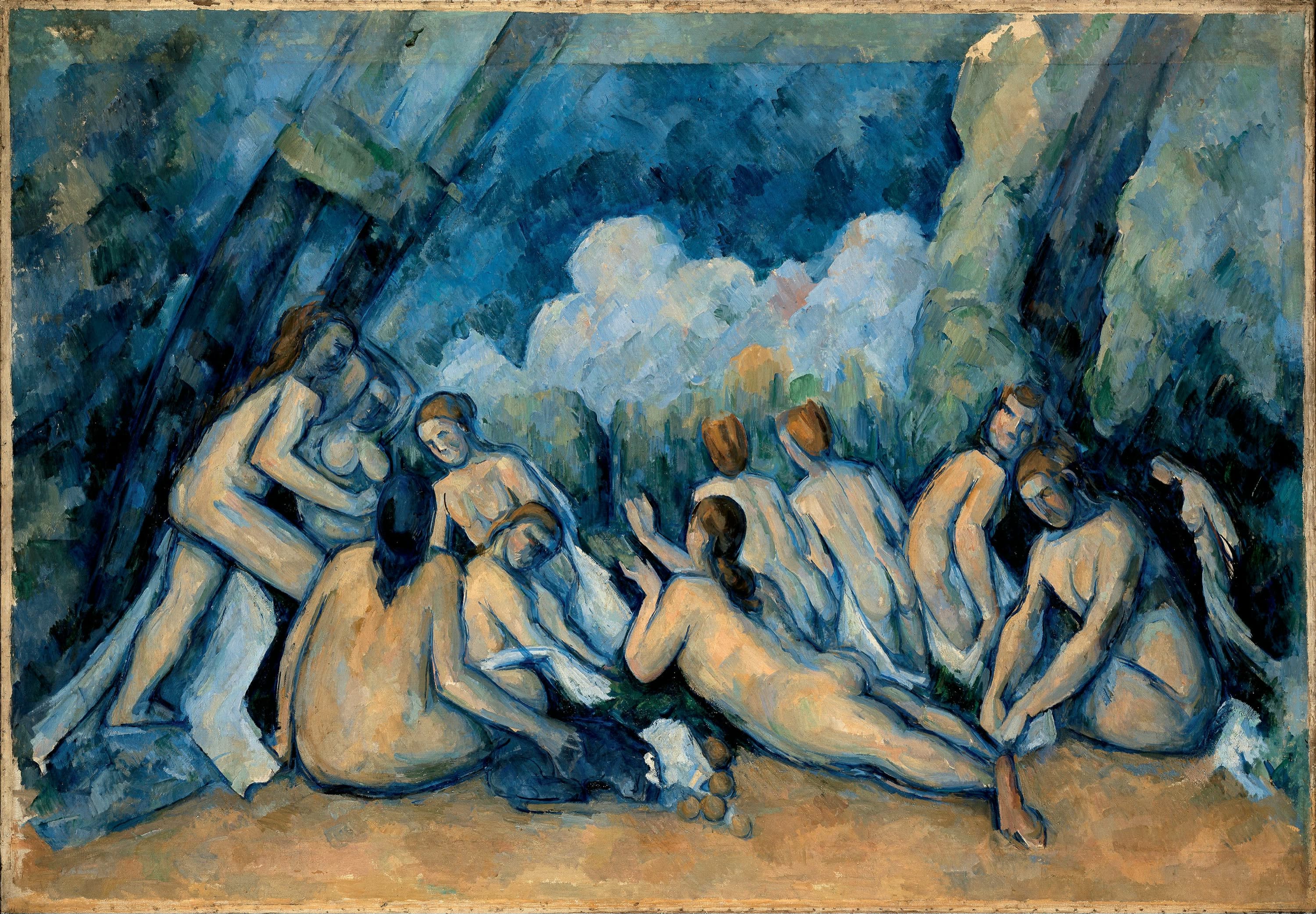 Les Grandes Baigneuses, Paul Cézanne
