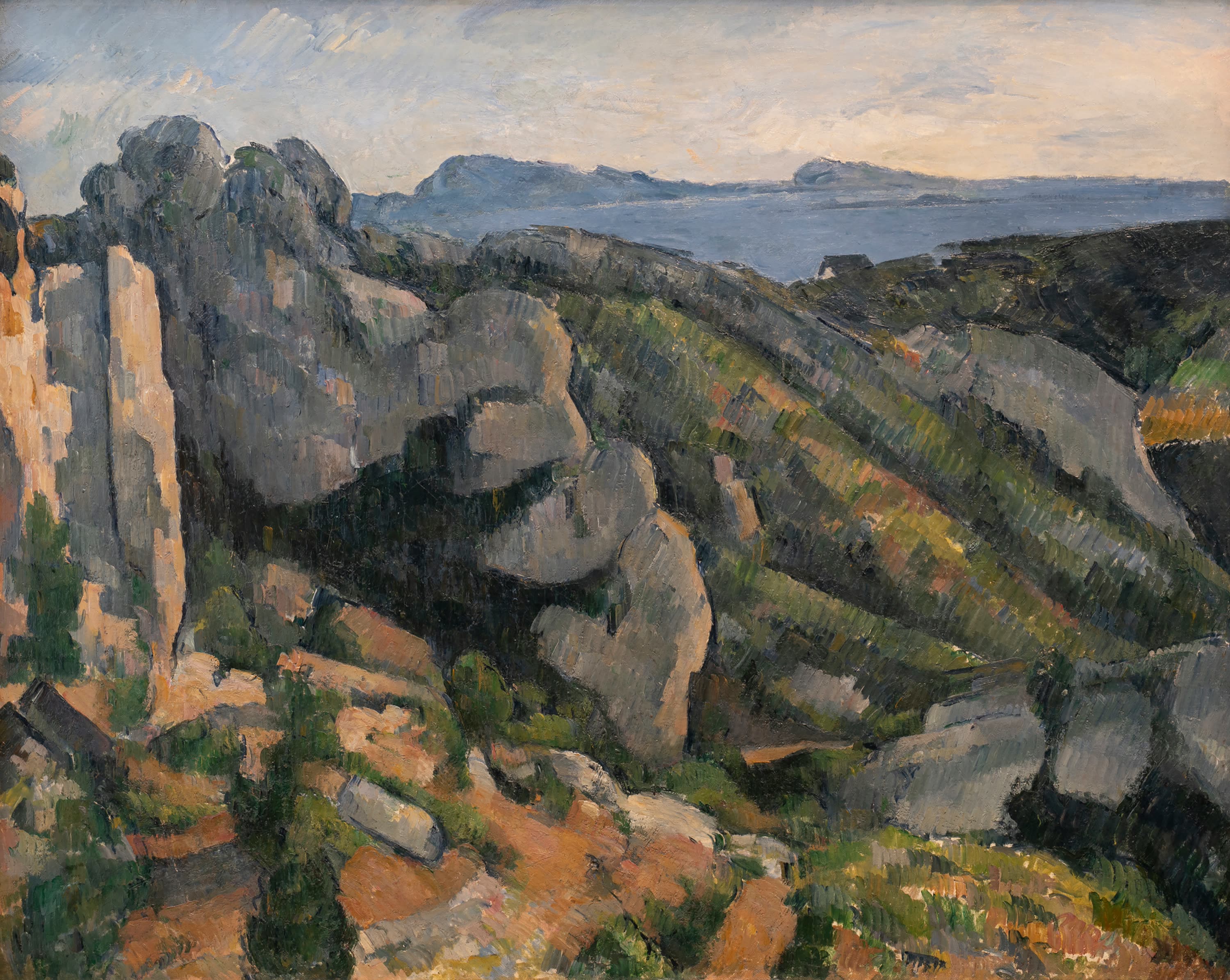 Rochers à l’Estaque, Paul Cézanne