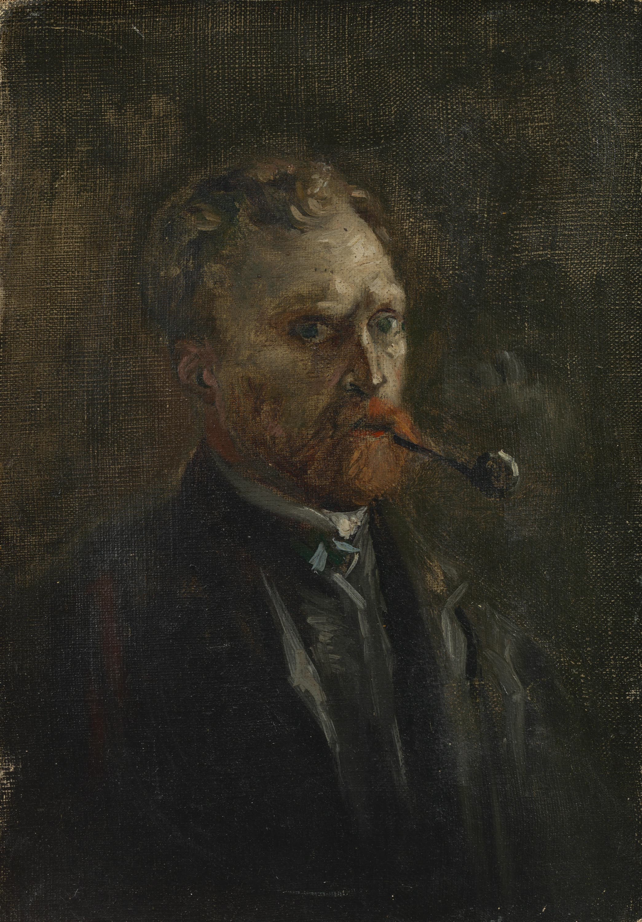 Autoportrait avec pipe, Vincent van Gogh
