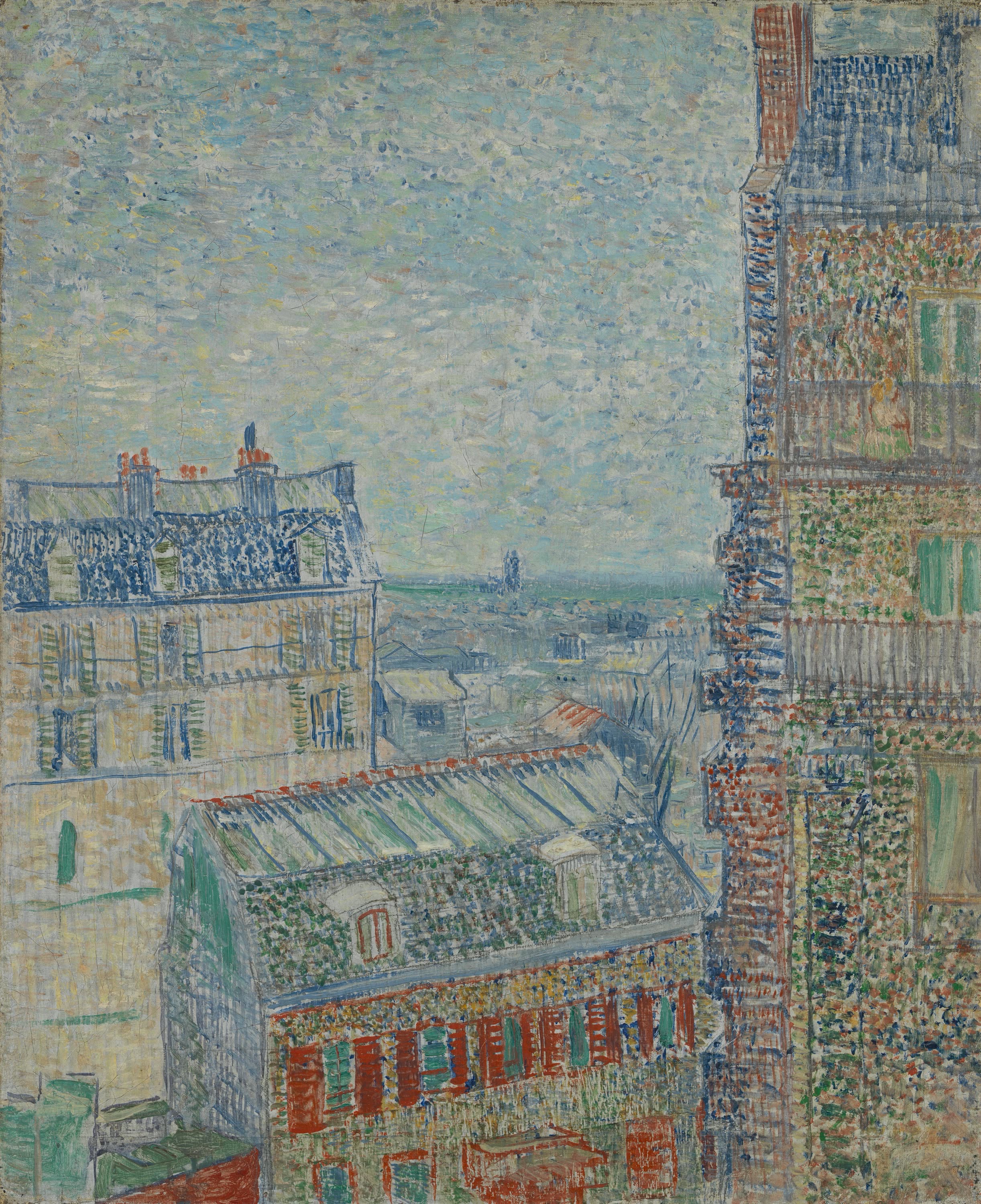 Vue des toits de Paris, Vincent van Gogh